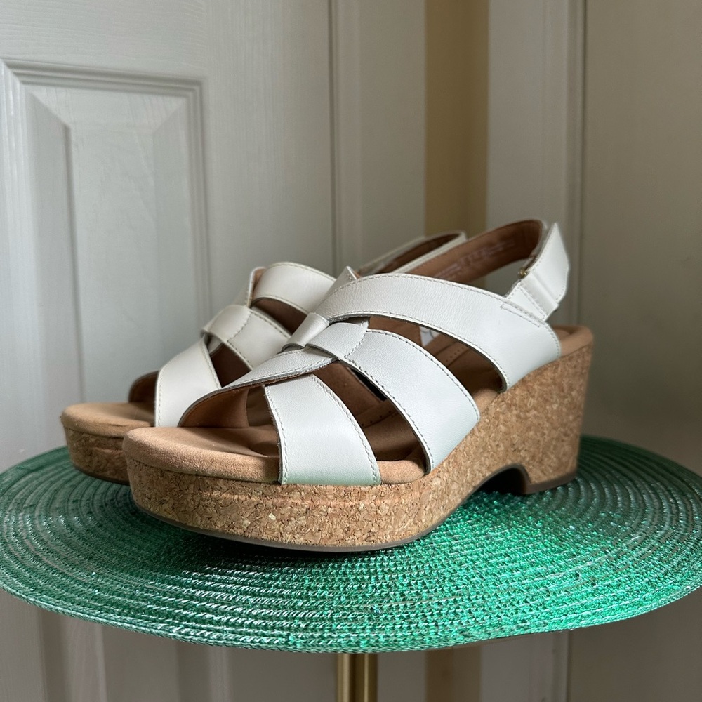 Clarks Women's Collection Giselle Beach Wedge Sandals